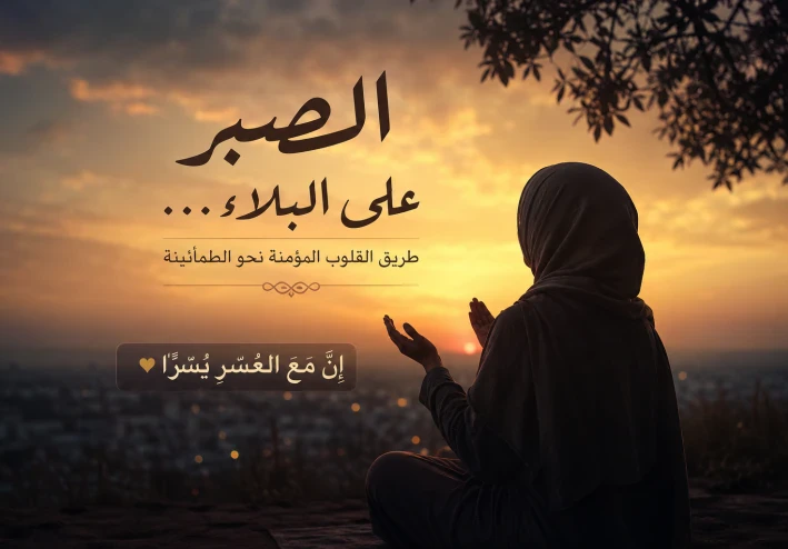 ✨ الصبر على البلاء… طريق القلوب المؤمنة نحو الطمأنينة