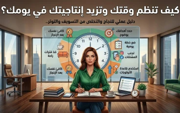 كيف تنظم وقتك وتزيد إنتاجيتك في يومك؟