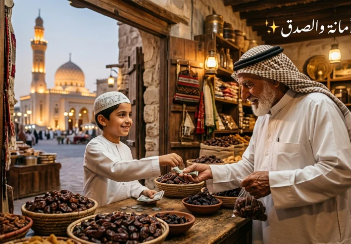 الأمانة التي أنقذت التاجر الصغير