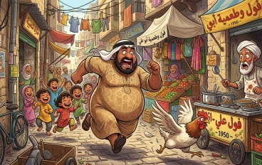 عم مسعد والفرخة الهاربة”: الكارثة اللي خلت الحارة تضحك أسبوع كامل