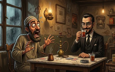 العفريت اللي طلب شاي”: الليلة الأكثر غرابة في قهوة عم عبده