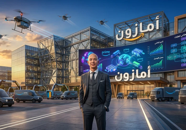 من بيع الكتب في مرآب صغير إلى إمبراطورية عالمية: كيف غيّر جيف بيزوس شكل التجارة الحديثة؟