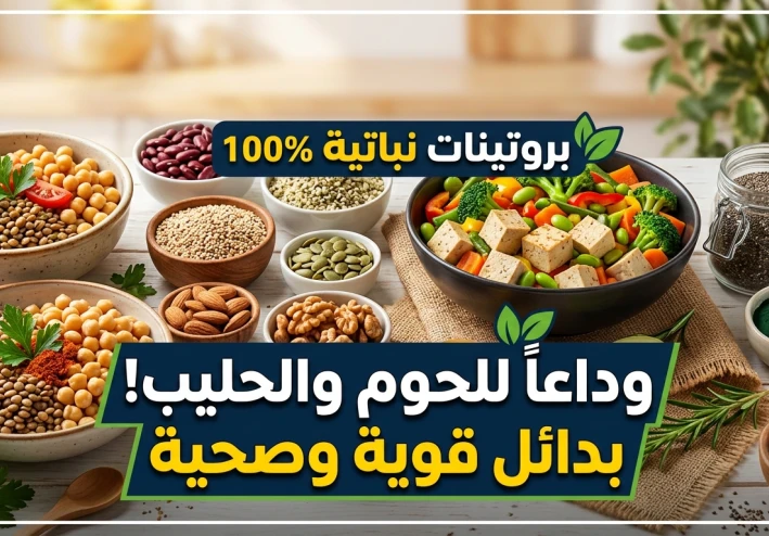 البروتين النباتي المعزز: 3 وصفات نباتية غنية جداً بالبروتين بدون أي منتجات حيوانية
