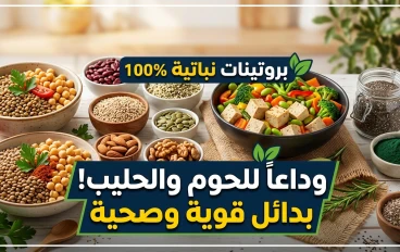 البروتين النباتي المعزز: 3 وصفات نباتية غنية جداً بالبروتين بدون أي منتجات حيوانية