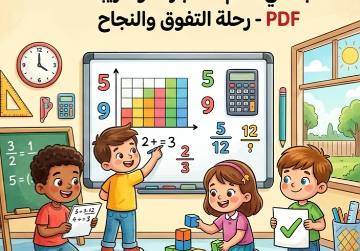 📚 تحميل بنك أسئلة رياضيات الصف الثالث الابتدائي الترم الثاني 2026 PDF – أقوى مراجعة شاملة وتدريبات متوقعة للامتحان