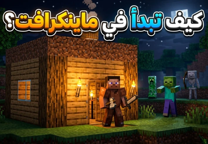 دليل المبتدئين في ماينكرافت: كيف تبدأ عالمك بالطريقة الصحيحة؟