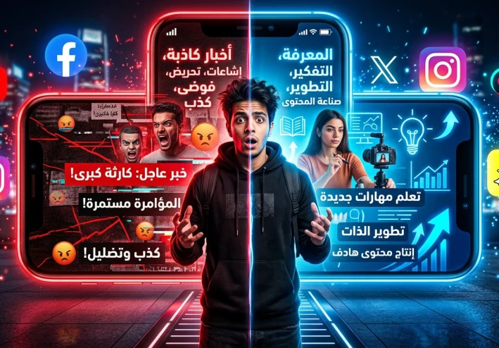 السوشيال ميديا ليست عالمًا افتراضيًا… بل ساحة معركة للعقول