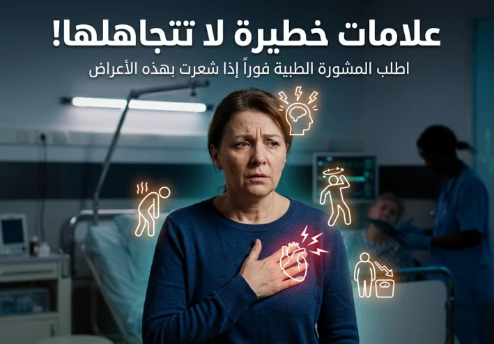 علامات صامتة يخبرك بها جسمك  و أعراض صحية لا يجب تجاهلها أبدًا