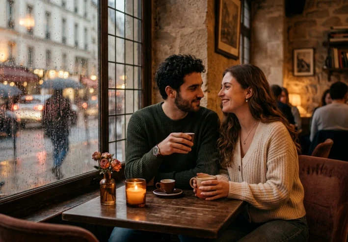 حين التقت عيناها بعينيه… بدأت أجمل قصة حب لا تُنسى