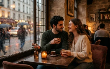 حين التقت عيناها بعينيه… بدأت أجمل قصة حب لا تُنسى