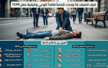 لو حد وقع قدامك فجأة… هل تعرف تنقذه؟ | شرح CPR و الفرق بين BLS و ALS