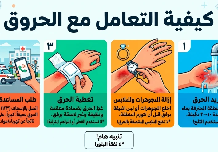 الحروق قد تصبح أخطر مما تتوقع | الإسعافات الأولية الصحيحة للحروق