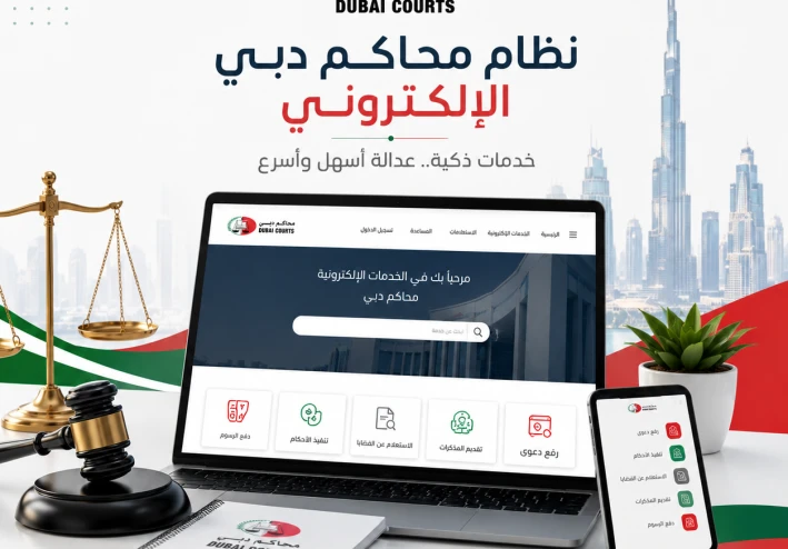 محاكم دبى الالكترونية