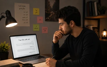 رحلتي في الكتابة على منصة أموالي: من البداية البسيطة إلى أولى النجاحات