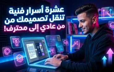 كيف تنقل تصميمك من مبتدئ إلى محترف ؟ 