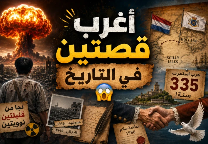 أغرب قصتين في التاريخ 😱📜