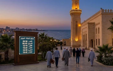 مواقيت الصلاة فى العالم