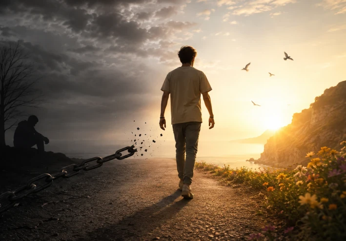 من قلب الحزن تولد نسخة أقوى منك