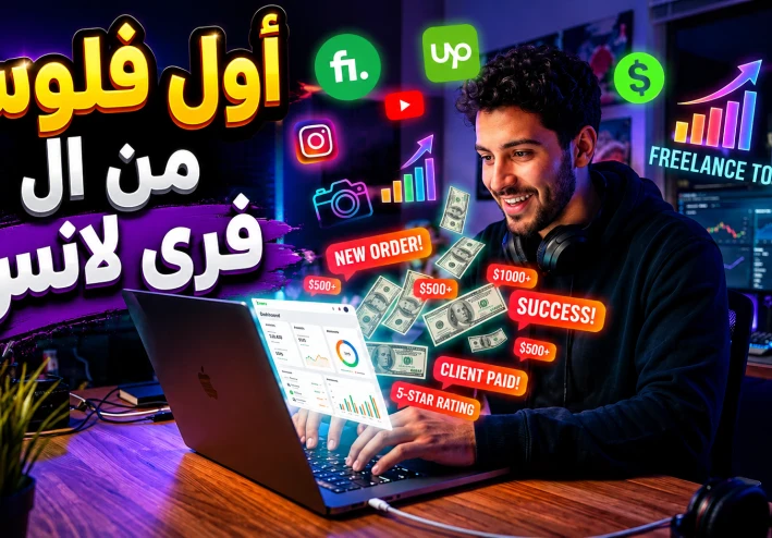💻🚀 كيف تبدأ في مجال الفري لانس وتحقق أول دخل حقيقي من الإنترنت؟ (دليل شامل للمبتدئين)