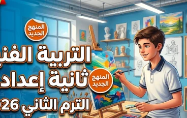 تحميل أفضل مذكرة تربية فنية تانية إعدادي ترم تاني 2026 PDF شرح ومراجعة كاملة