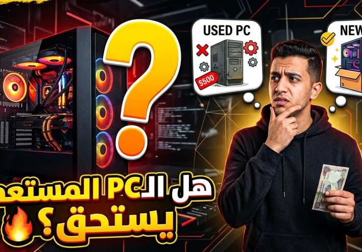 هل شراء كمبيوتر مستعمل في 2026 يستحق فعلًا؟ 💻 المميزات والعيوب وأهم النصائح قبل الشراء