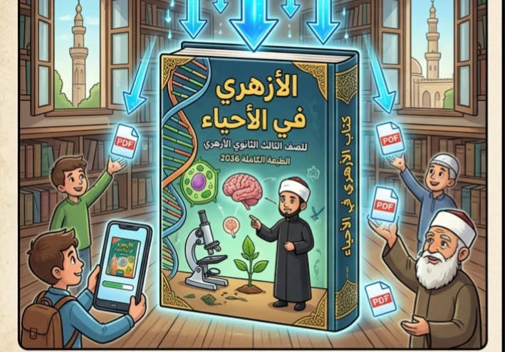 📥 تحميل كتاب الأزهري أحياء 2026 للصف الثالث الثانوي الأزهري PDF كامل – أقوى مراجعة نهائية ليلة الامتحان