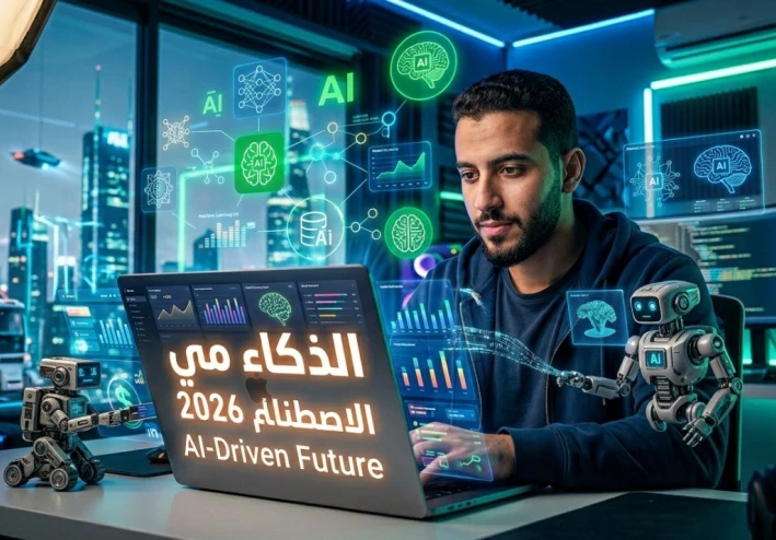 الذكاء الاصطناعي في 2026: دليل شامل لفهمه واستغلاله في العمل والربح من الإنترنت (الجزء 1)