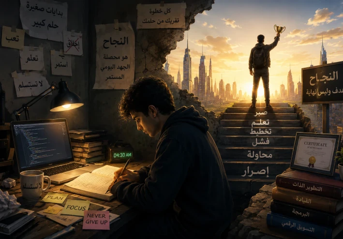 رحلة من الظلام إلى النجاح