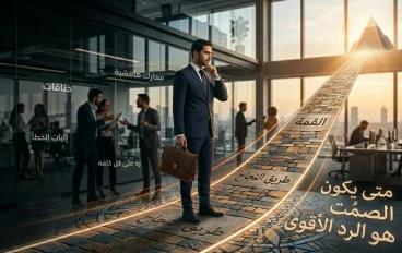متى يكون الصمت هو الرد الأقوى؟