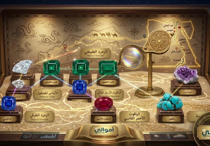 💎 كنوز الأرض.. دليل السحر والجمال في عالم الأحجار الكريمة 💎