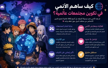 🌍 كيف ساهم الأنمي في تكوين مجتمعات عالمية؟ 🎌✨