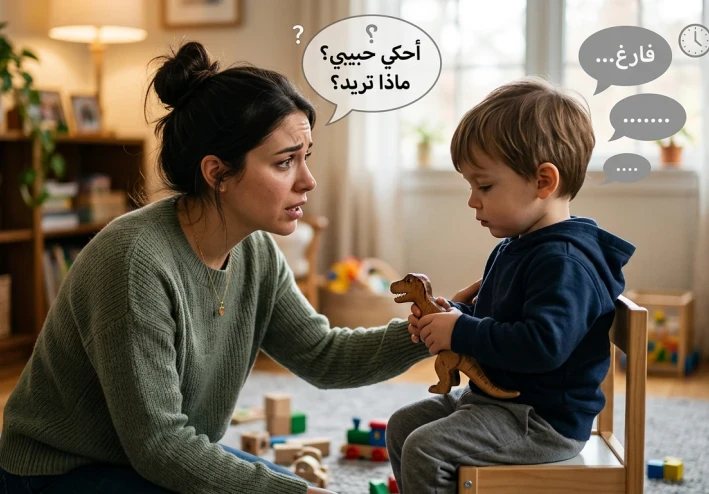 🧠 “طفلك لسه مش بيتكلم؟” علامات مهمة قد تكشف تأخر الكلام… وأخطاء شائعة تزيد المشكلة دون قصد