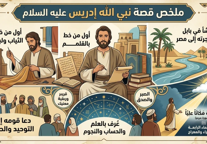 إدريس عليه السلام..النبي الذي رُفع مكانًا عليًّا