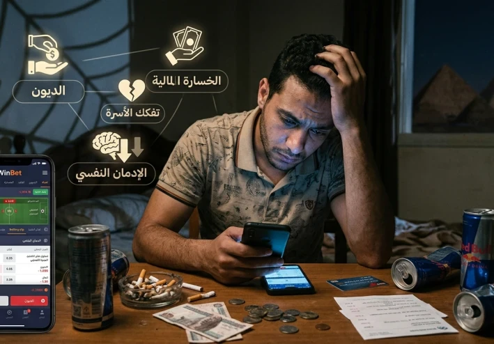 تطبيقات المراهنات: فخ الأرباح الوهمية وواقع الخسائر المدمرة.
