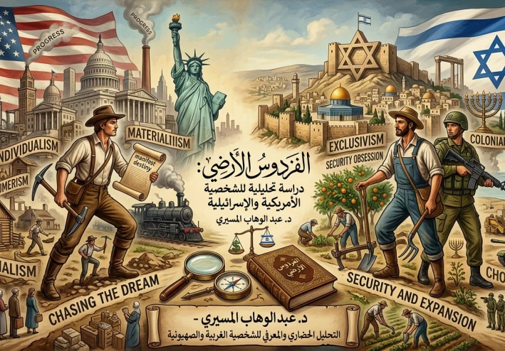 دراسة تحليلية للشخصية الأمريكية والإسرائيلية  من كتاب الفردوس الأرضي للدكتور عبد الوهاب المسيري
