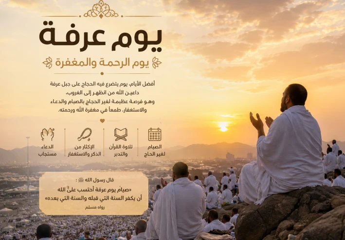 أفضل الأدعية ليوم عرفة وما الأعمال المستحبة فيه