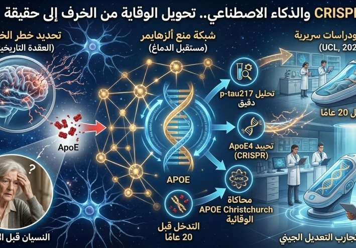 هل يمكن إيقاف ألزهايمر قبل أن يبدأ ؟ الجين الذي قد يغيّر مستقبل الخرف بالكامل