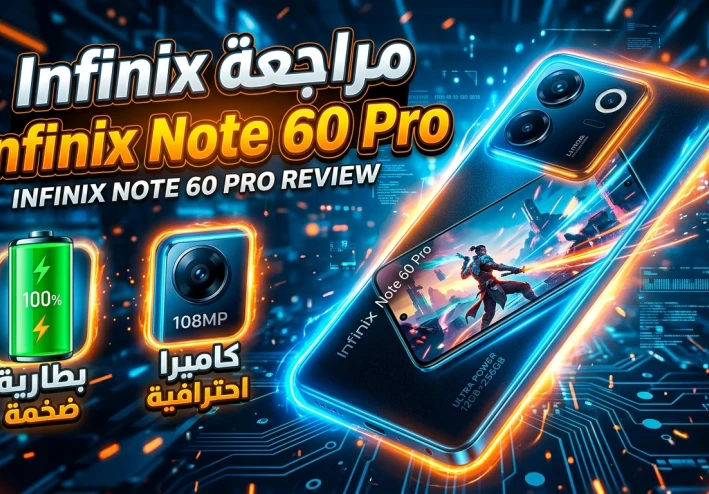 مراجعة هاتف Infinix Note 60 Pro – هل يستحق الشراء في 2026؟