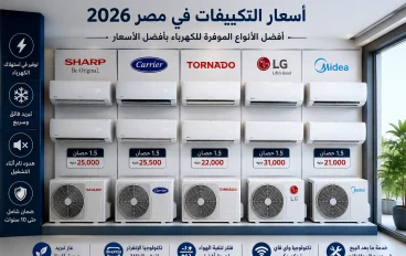 اسعار التكيفات في مصر وافضل الانواع والمواصفات2026
