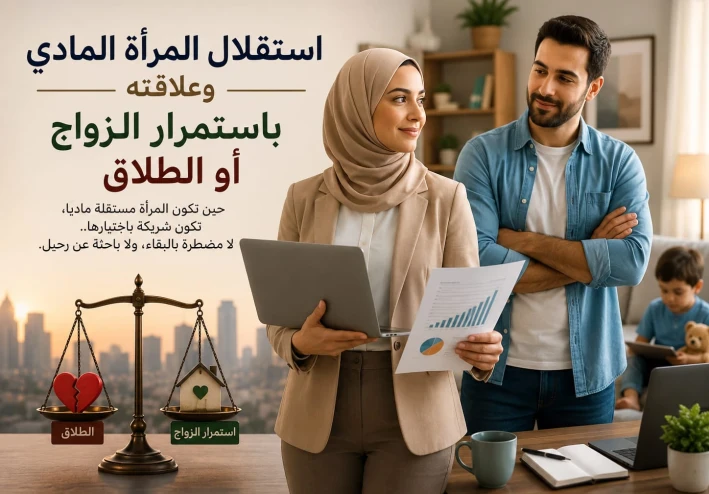 هل الاستقلال المادي للمرأة يقوي الزواج أم يزيد احتمالات الطلاق؟