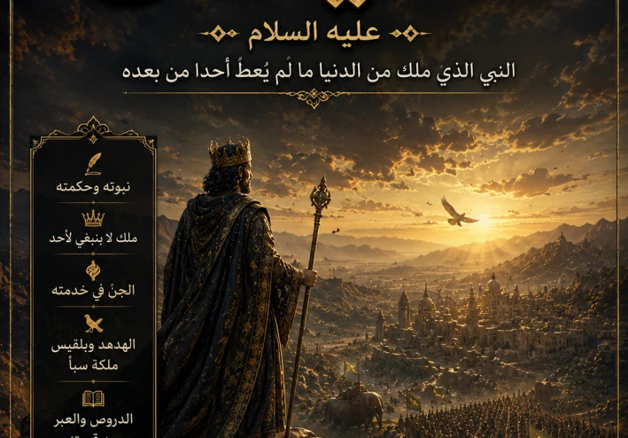 سليمان عليه السلام: الملك الذي جمع بين الحكمة والقوة