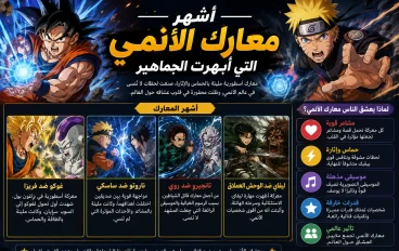 ⚔️ أشهر معارك الأنمي التي أبهرت الجماهير 🔥🎌