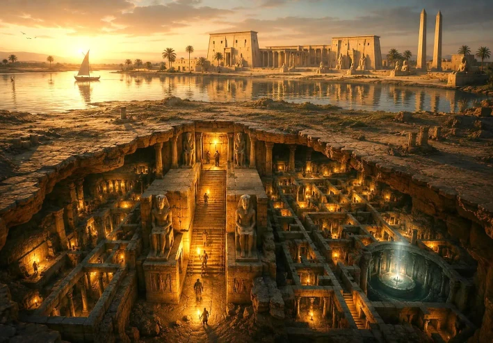 ماهي المتاهه التي حيرت العلماء في مصر  ما سر تعقيد واخفاء المتلهه في مصر القديمة