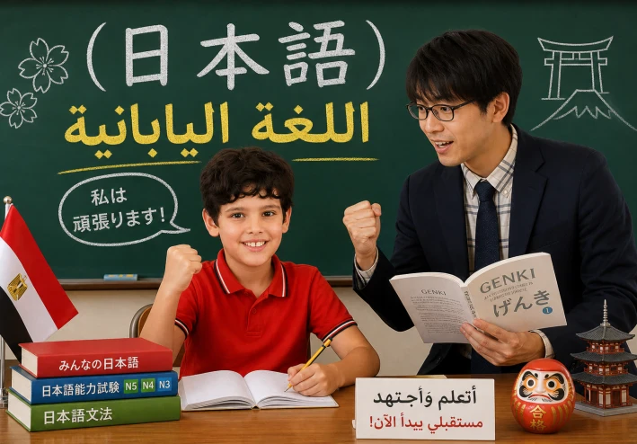 قرار تعلم اللغة اليابانية اهدافة وعواقبة بالنسبة للجتمع  المصري