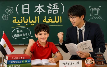 قرار تعلم اللغة اليابانية اهدافة وعواقبة بالنسبة للجتمع  المصري