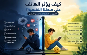 دليل التوازن الرقمي: رحلتك نحو استخدام واعٍ وحياة نفسية مستقرة