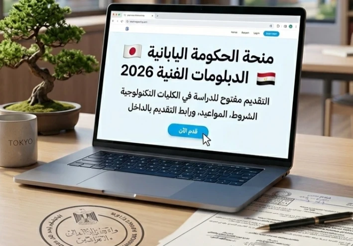 فتح باب التقديم للمنحة اليابانية لطلاب الدبلومات الفنية 2026: الشروط ورابط التقديم