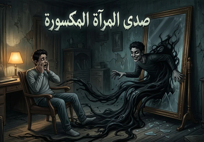 صدى المرآة المكسورة