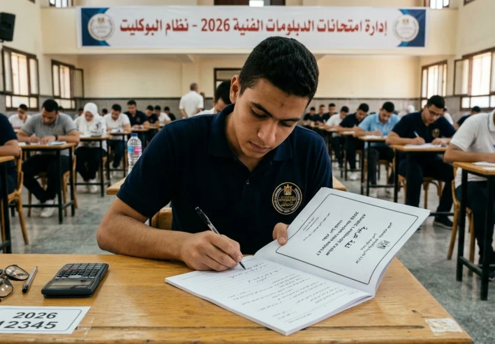تحميل امتحانات مادة اللغة العربية نظام البوكليت للدبلومات الفنيه 2026