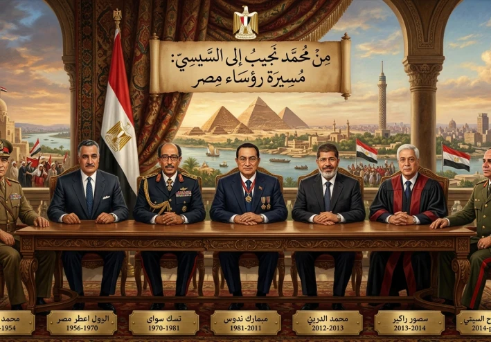 رؤساء حكمو مصر